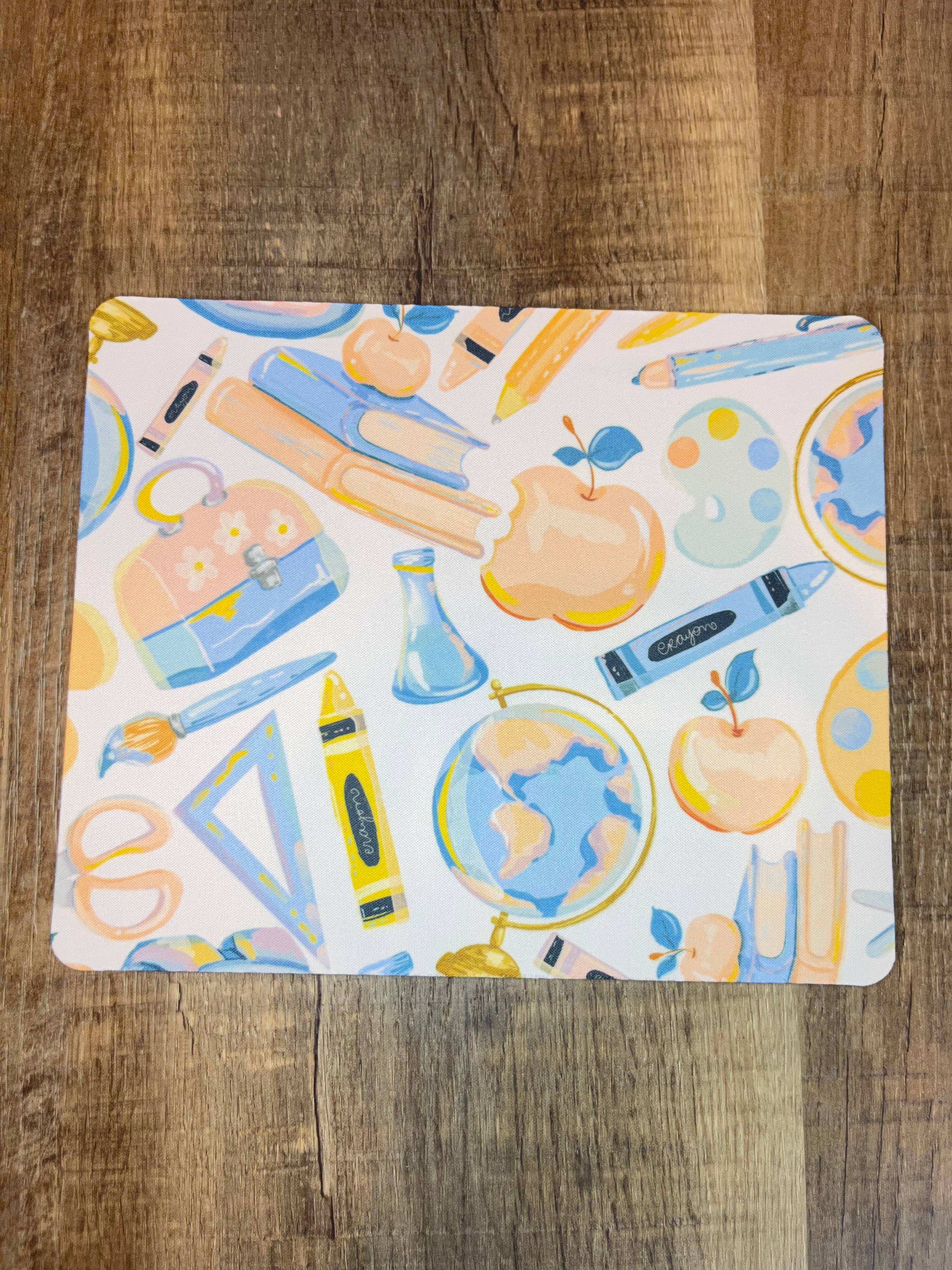 SarahMackenzieStudio - Wholesale Mousepad/Trackpad - Watercolor Teacher Mousepad0