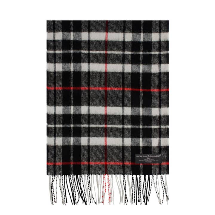 David And Young - Wholesale Scarf - Unisex - Softer than Cashmere PLAID BUFF Vegan Cashmere Touch Scarves17