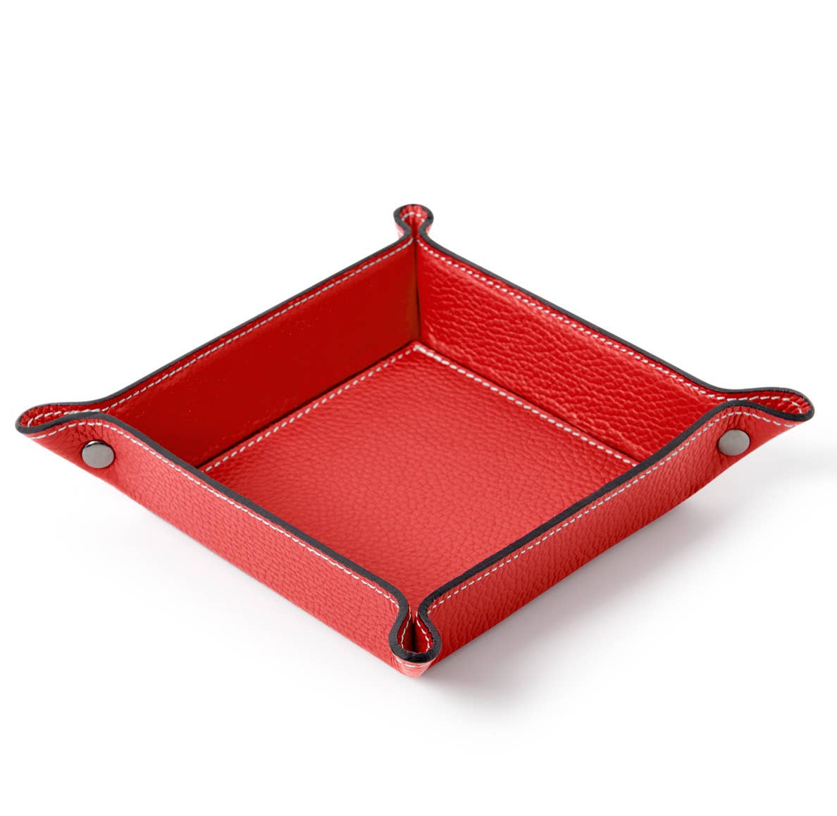 MONTTE DI JINNE - Wholesale Decorative Tray - Italian Handmade Genuine Leather Valet Tray1