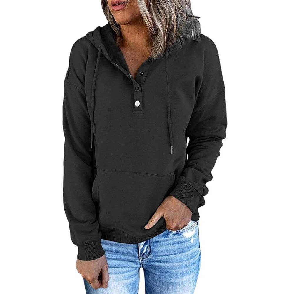 Masyal - Wholesale Hoodie - Dames - Casual sweatshirt met lange mouwen, capuchon en trekkoord4