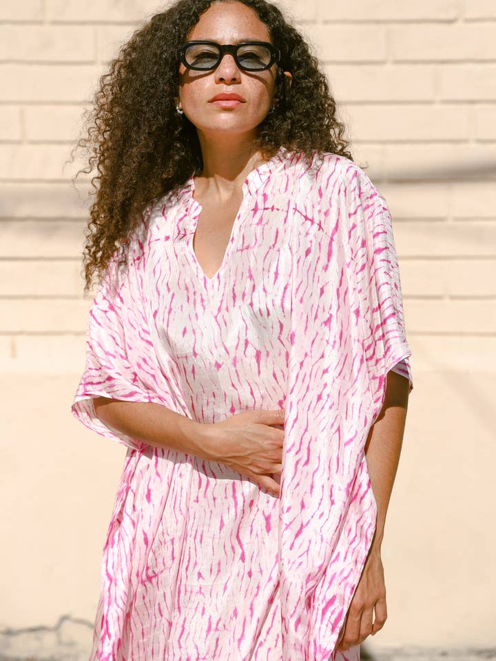 Mantis Kaftan - Pink for wholesale by Naylila