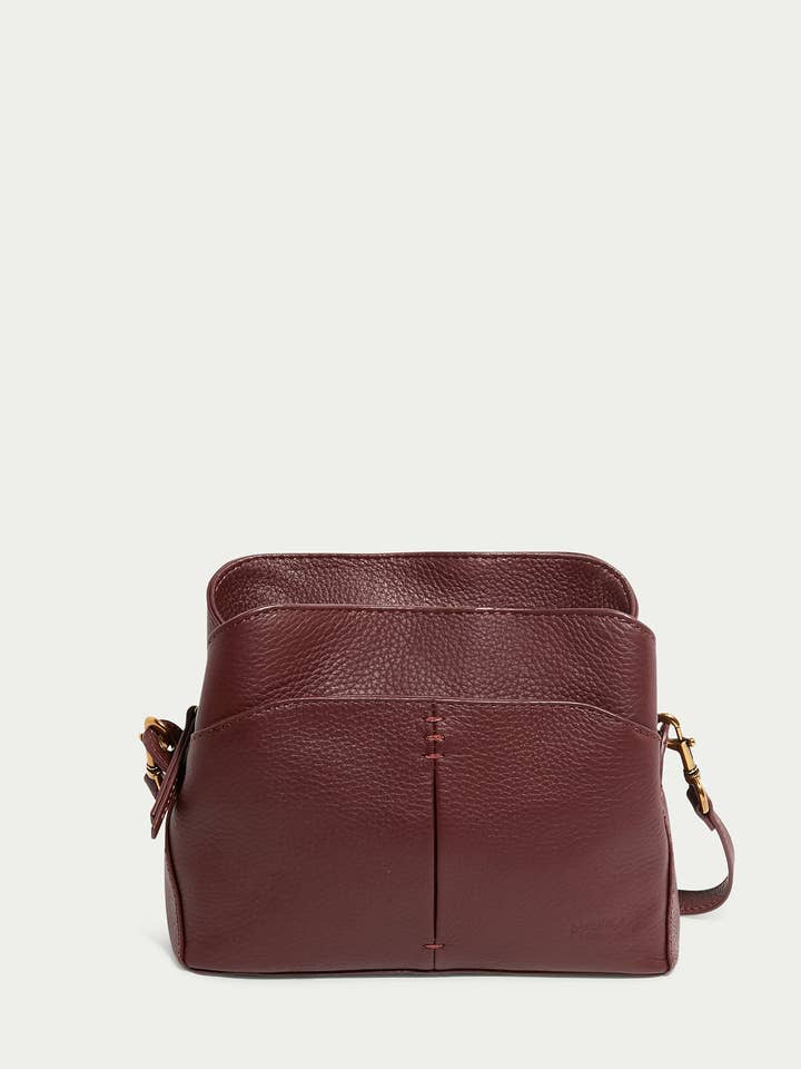 Tulip Large Triple Entry Crossbody for wholesale by American Leather Co