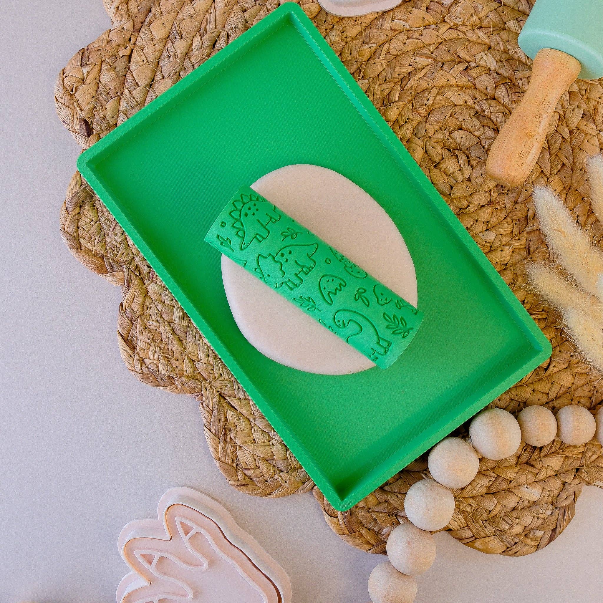 Play Sense – wholesale Slajm - Barn – Eco Texturerad Rulle | Dinosaurie5