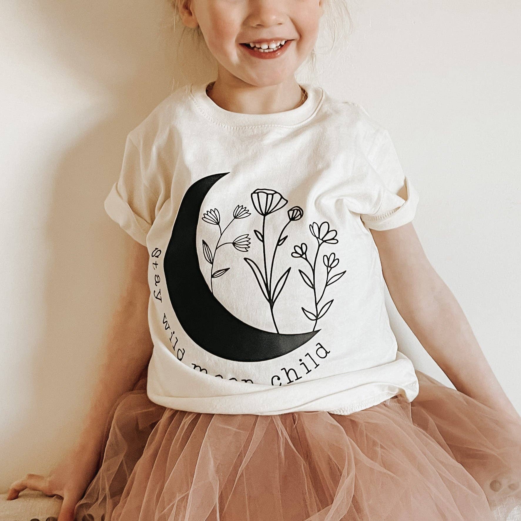 Wildflowers + Cotton - Wholesale Bodysuit (Non-Footed) - Baby - Stay Wild Moon Child | 100% Cotton Baby Bodysuit or Tee0