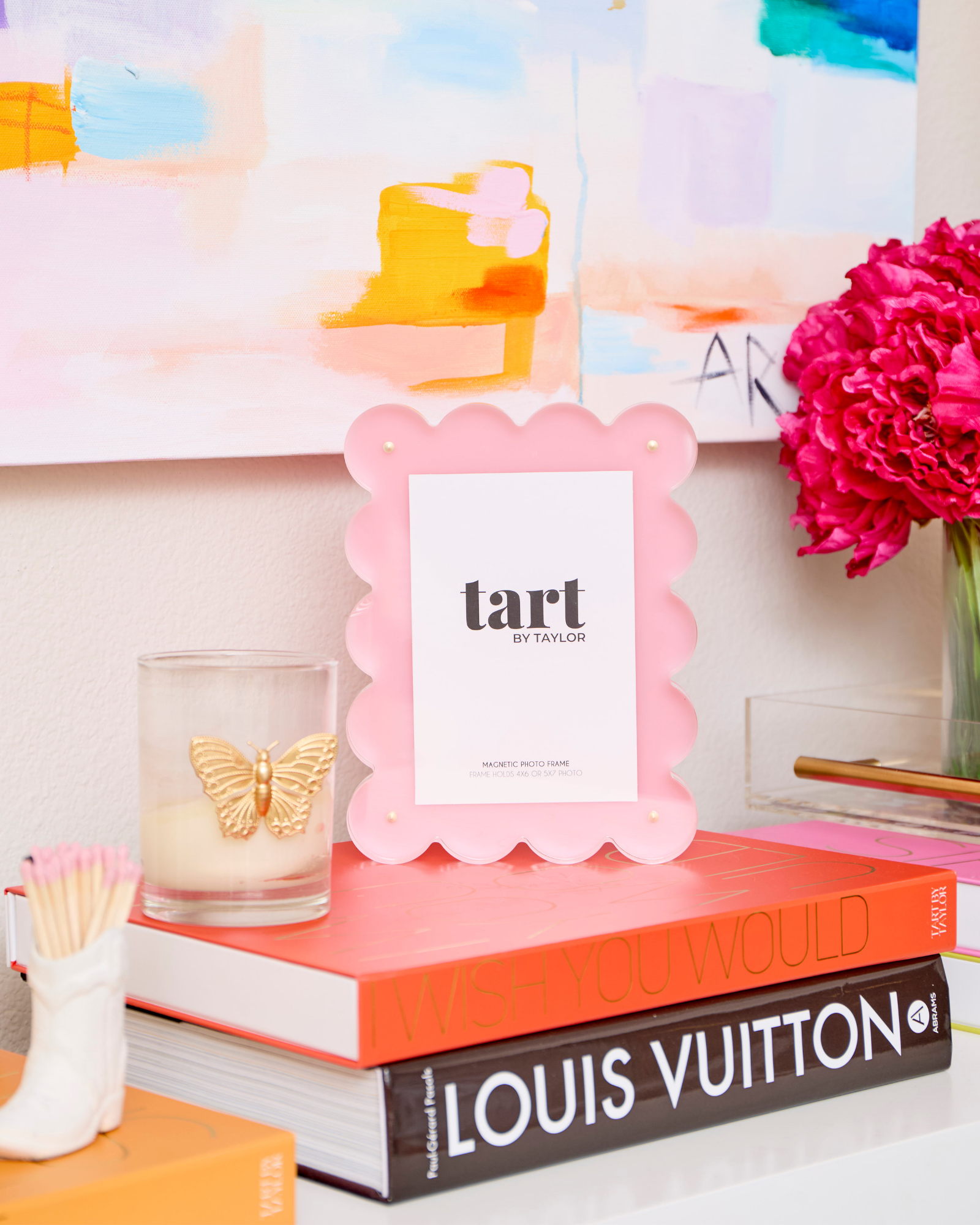 Tart By Taylor - Wholesale Picture Frame - Light Pink Acrylic Picture Frame1