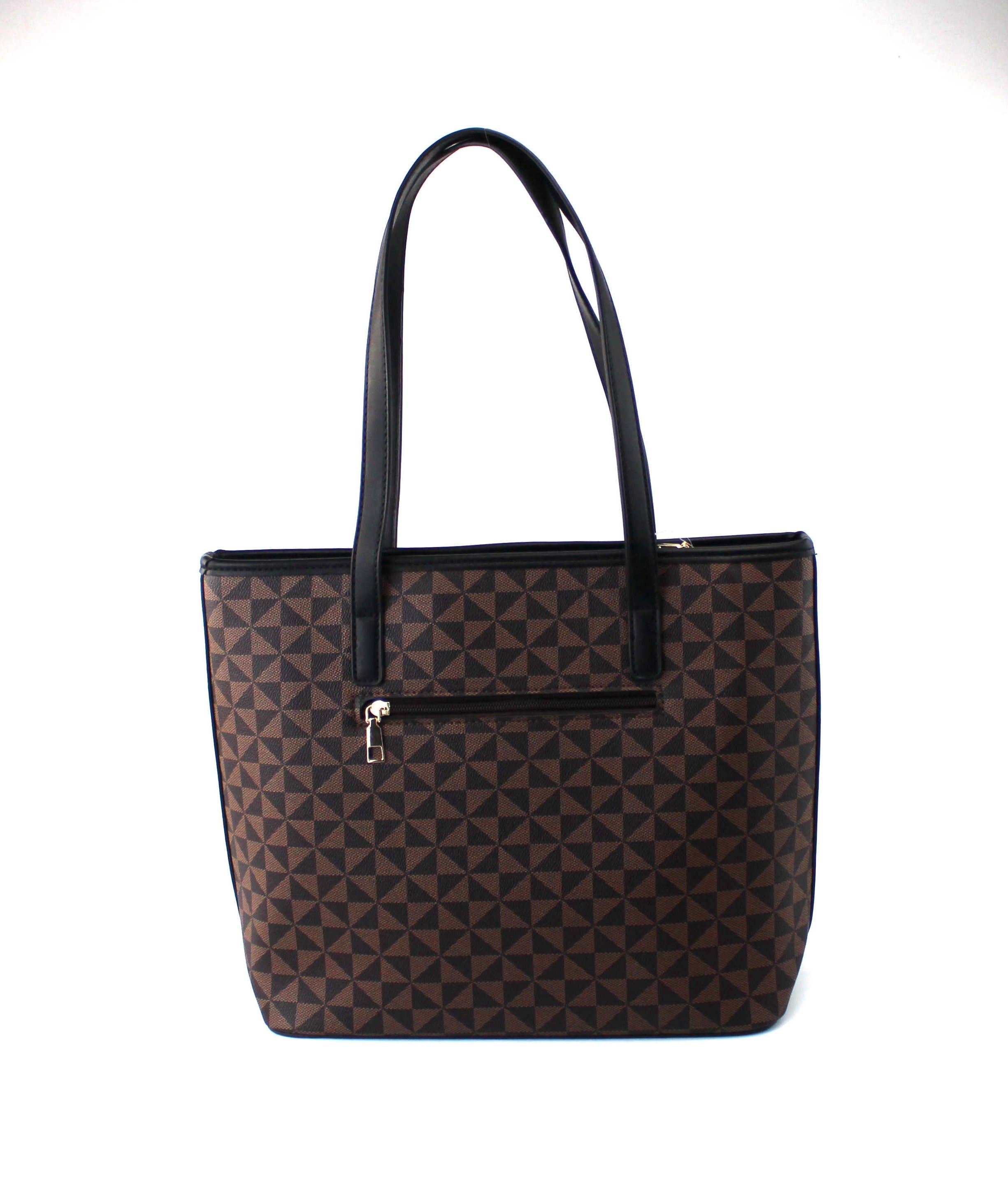 AR New York - Vendita all'ingrosso Borsa tote - Donna - 7873 - Borsa a tracolla alla moda con motivo geomatrico11