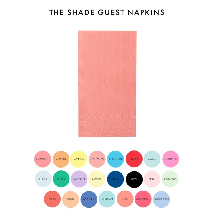 Jollity & Co. + Daydream Society - Wholesale Disposable Napkin - Shades Guest Napkins - 16 Pk. 23 Color Options1