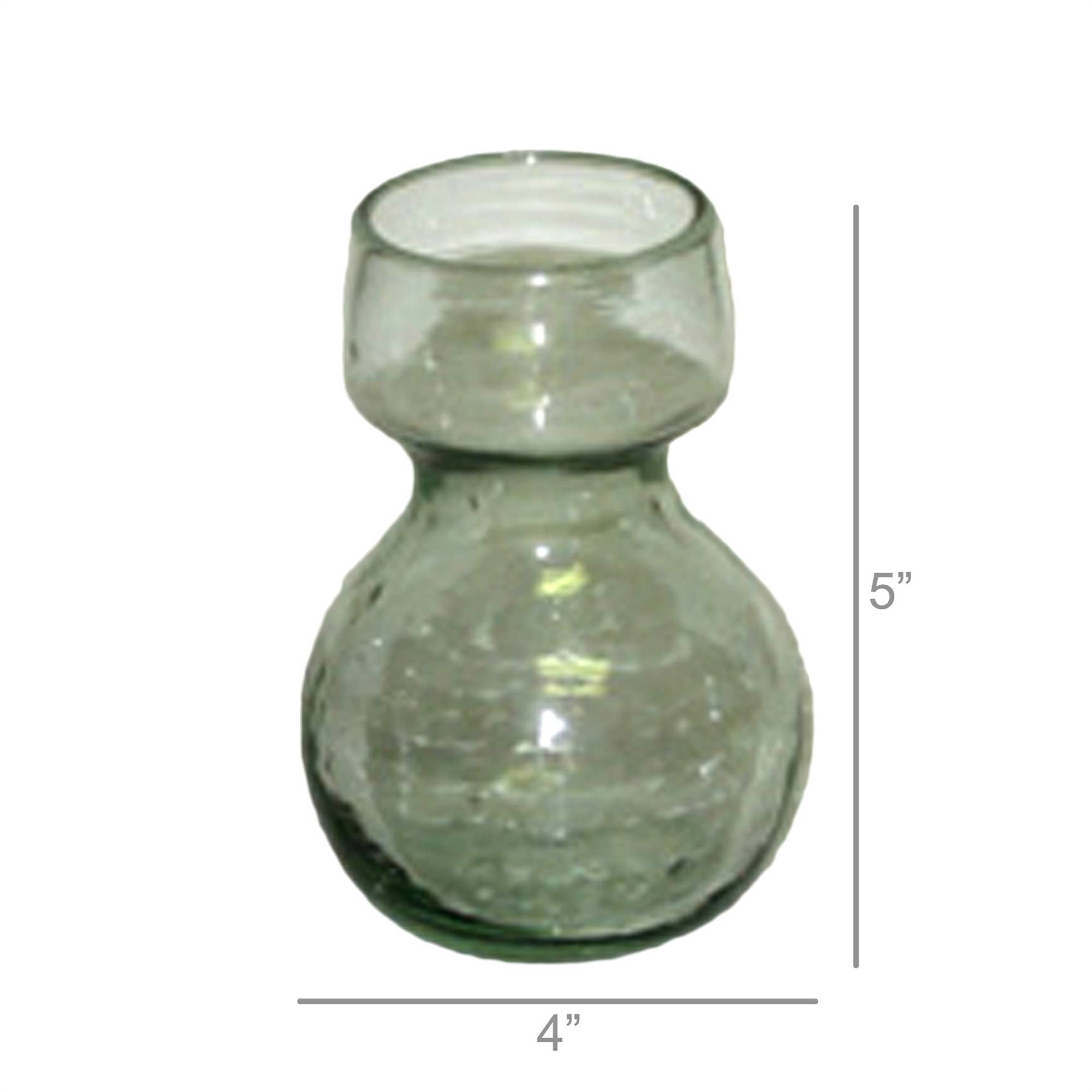 HomArt – Engroshandel Vase – Løgvase i genanvendt klart glas4