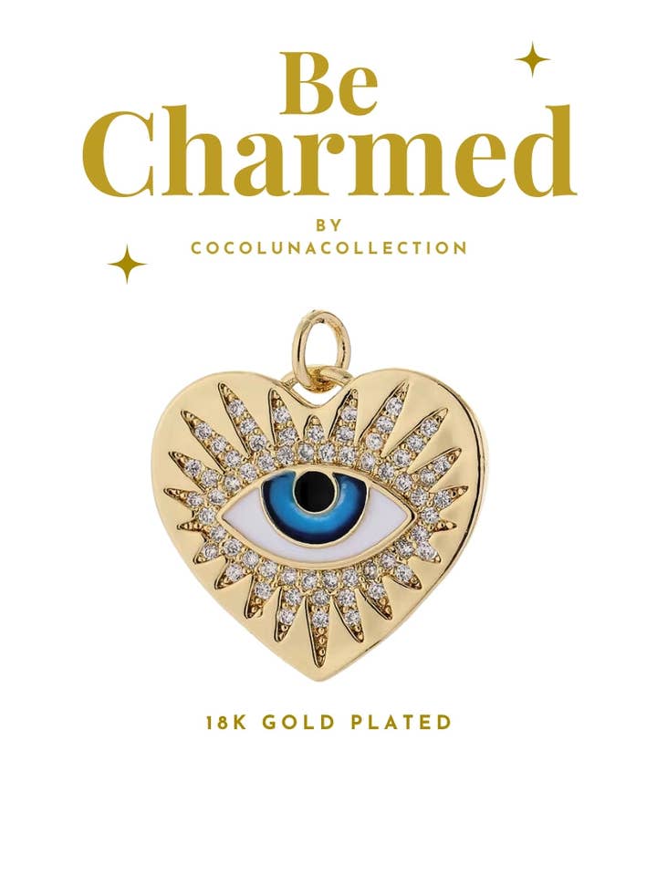 Diamante Evil Eye | Charm for wholesale by Coco Luna Collection
