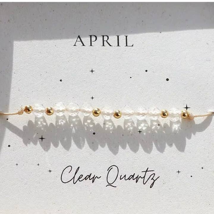 Curated By Suarez - Wholesale Beaded Bracelet - Crystal Birthstone Bracelet9