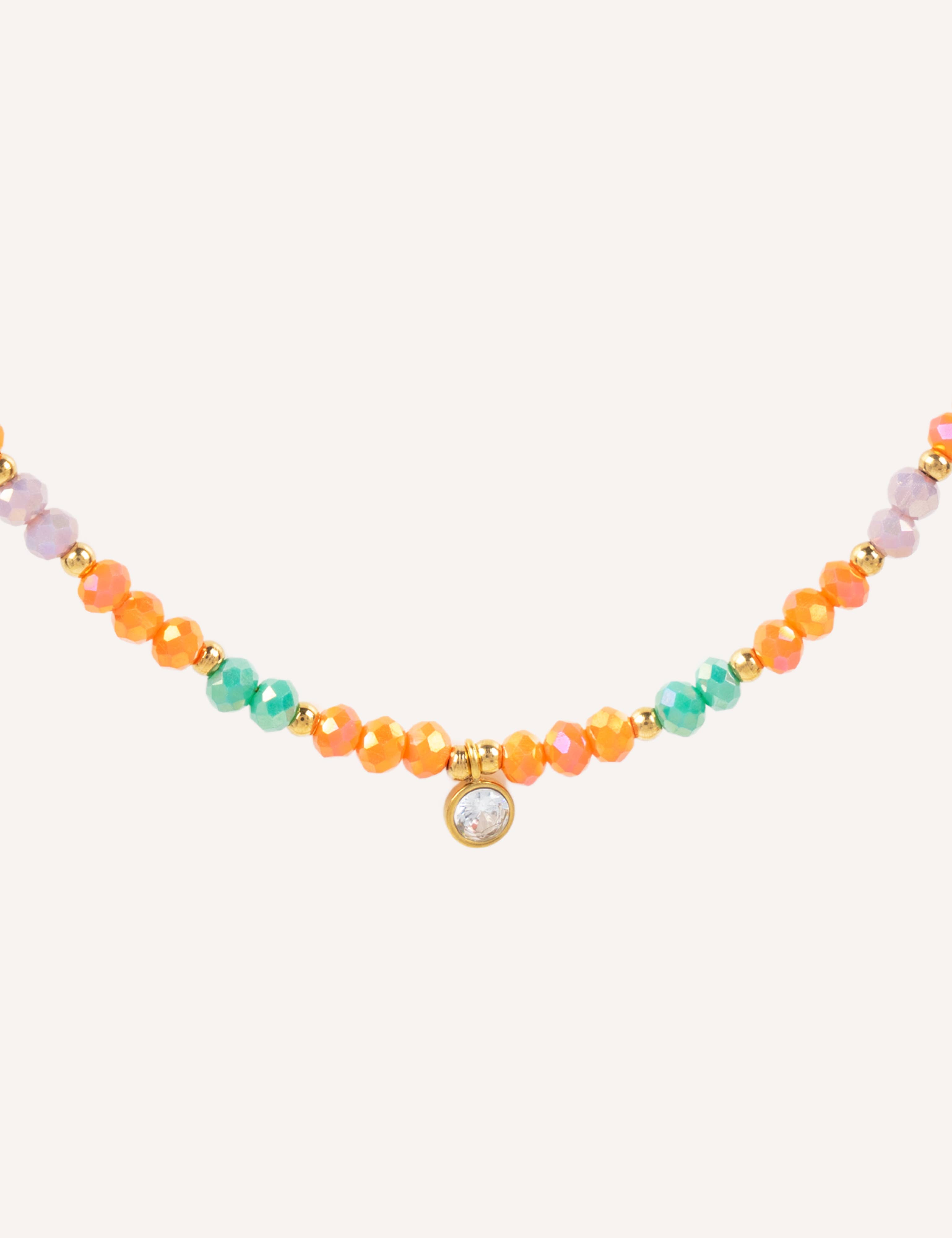 CUCOCUCA - Vente Collier ras-de-cou - Collier ras de cou pierres, cristaux et perles CUCOCUCA1