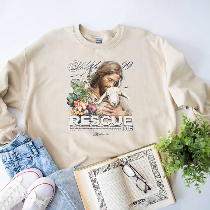 He Left The 99 | Graphic Sweatshirt for wholesale by Uplifting Threads Co Wholesale
