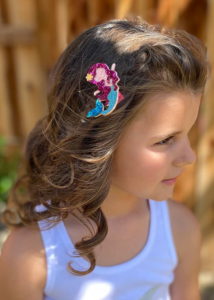 Sparkle Sisters by Couture Clips - Wholesale Hair Clip - Kids - Pretty Mermaid Hair Clips5