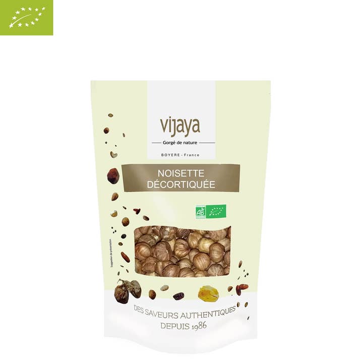 Hasselnötskärnor - ITALIEN - 500g - Ekologiska* för wholesale av VIJAYA - SAS J.L. BOYERE