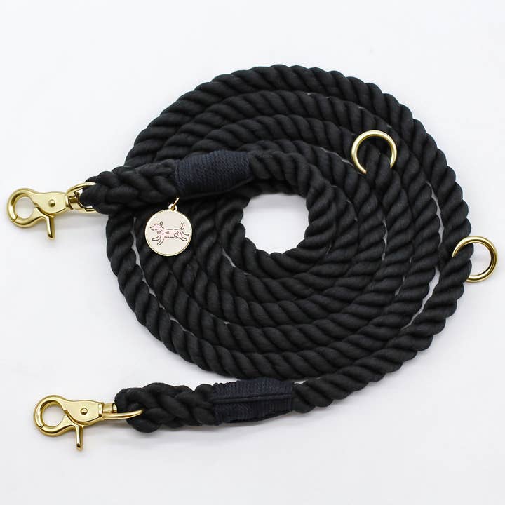 Guinzaglio in corda Onyx Hands-Free per la vendita all'ingrosso da parte di Bop Pop Pets