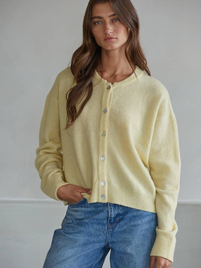 By Together - Wholesale Knit Sweater - Women's - W2536 | Knit Polyester Acrylic Sweater Crew Neck Cardigan 4