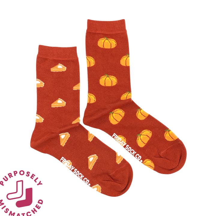 Kvinders græskar- og tærstrømper for engroshandel hos Friday Sock Co.