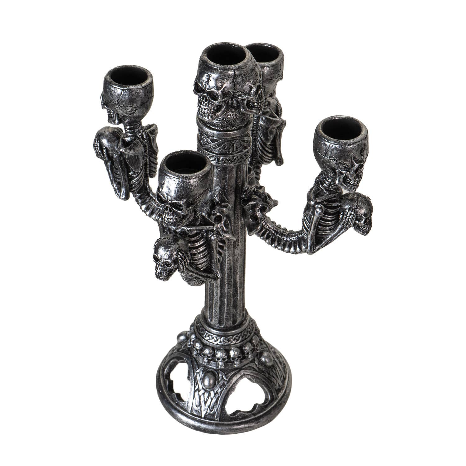 Pacific Trading - Wholesale Candle Holder - Gothic Skull Candelabra1