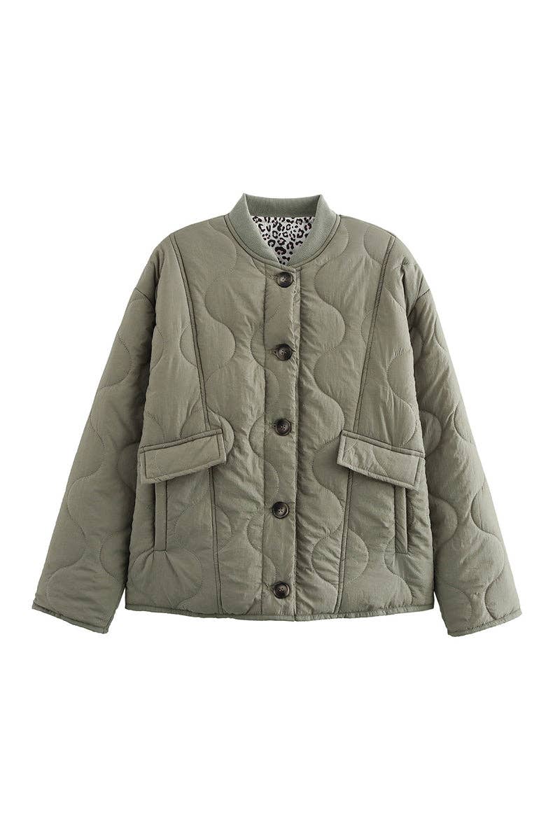 Mccolin - Wholesale Jacket - Women's - Quilted Button-Front Casual Jacket3