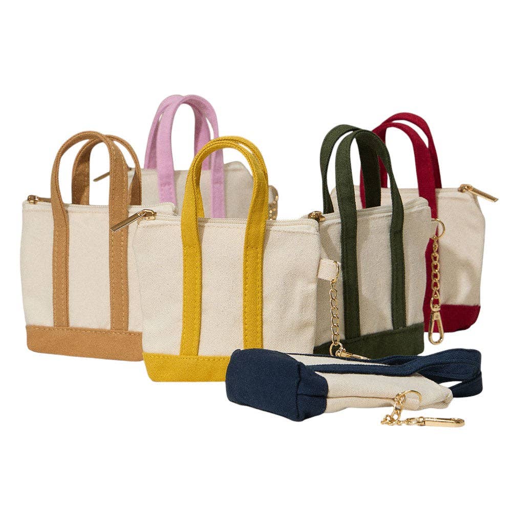 Madeline Love - Wholesale Pouch - Women's - Mini Canvas Pouch Bag / Bag Charm5