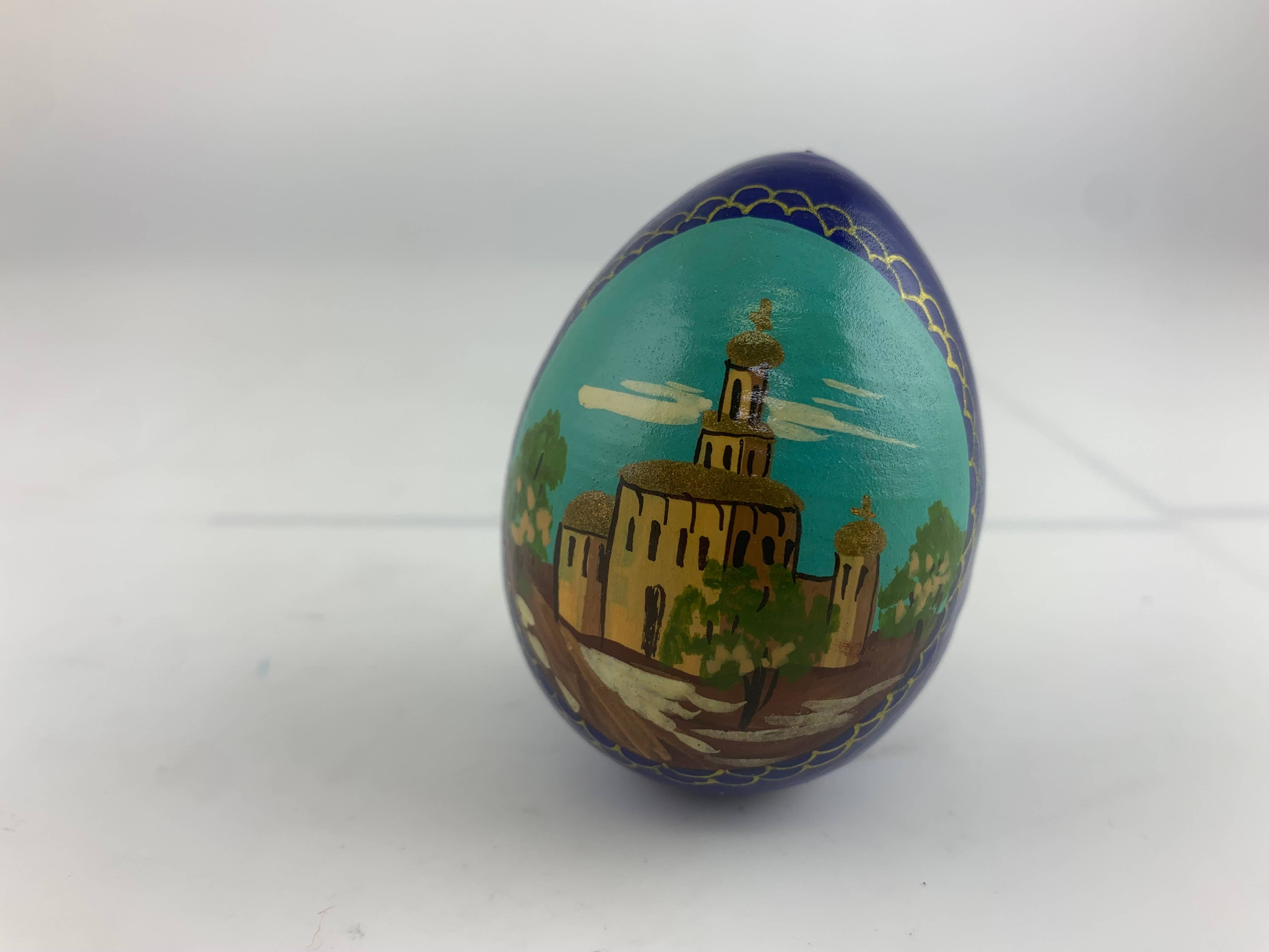 Golden Cockerel - Wholesale Decorative Tabletop Object - Vintage Wayside Chapel Egg14