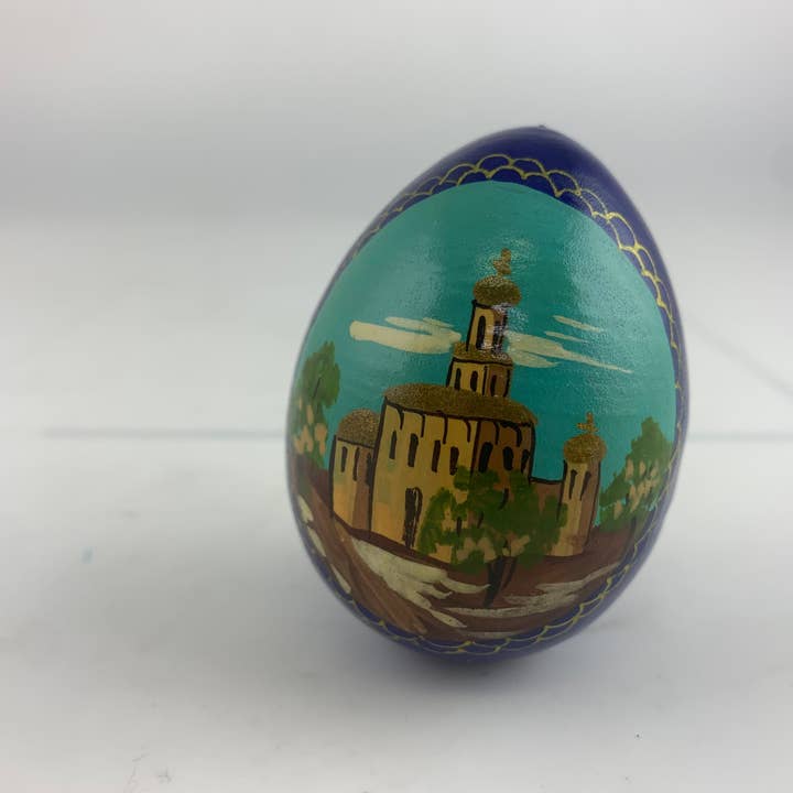 Golden Cockerel - Wholesale Decorative Tabletop Object - Vintage Wayside Chapel Egg14