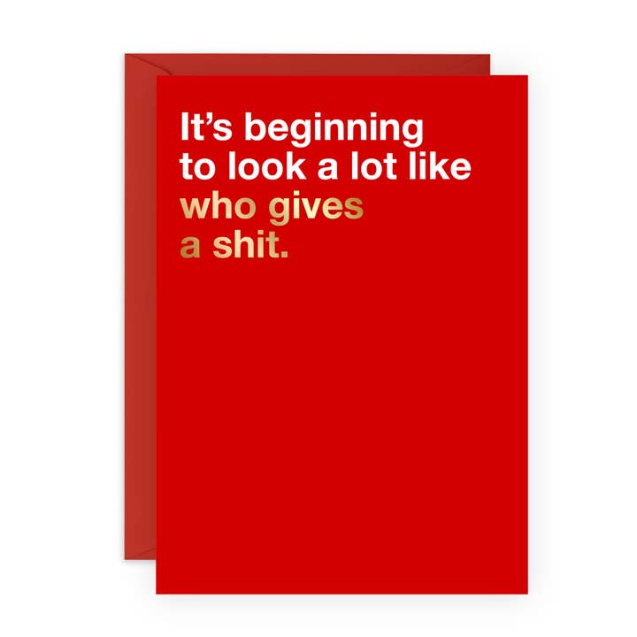 IT’S BEGINNING TO LOOK Christmas Card for Him, Her for wholesale by Central 23 Cards