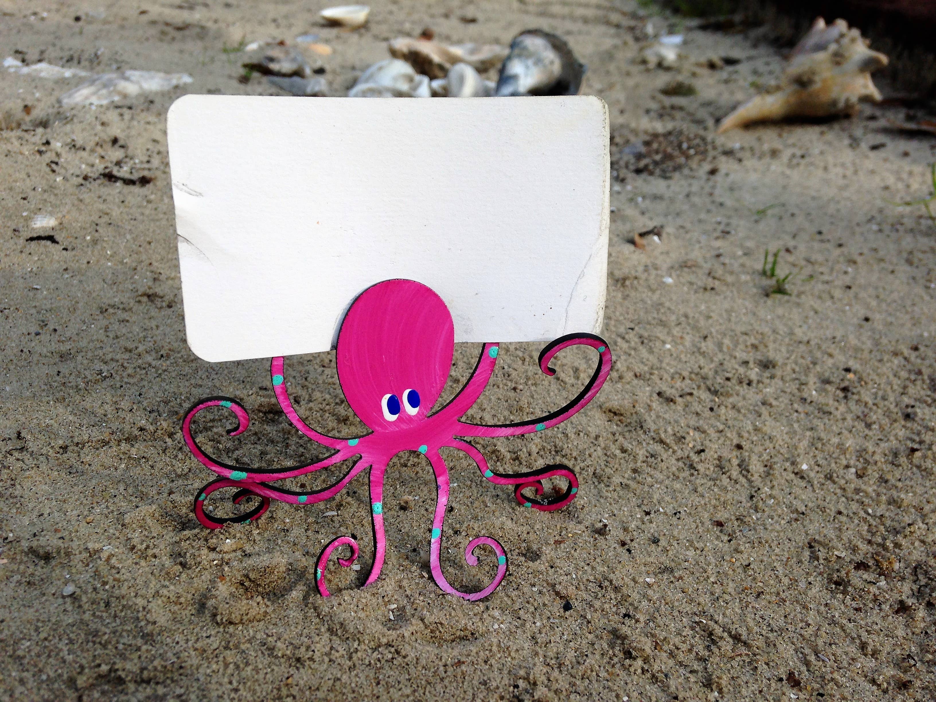 Octopus Adventure by Rebecca Duffy Bush – Großhandel Skulptur – Oktopus - handbemalte Skulptur in 3 Größen und 9 Farben11