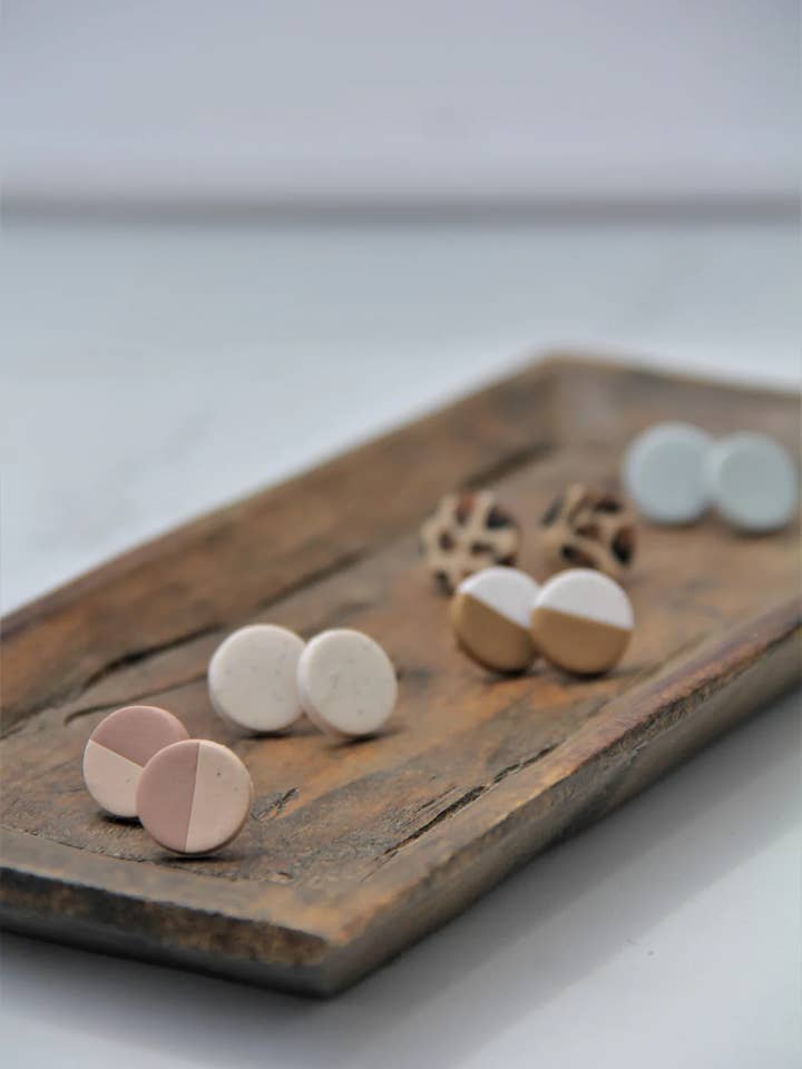 Kenzie Studs for wholesale by Copper Stones Studio