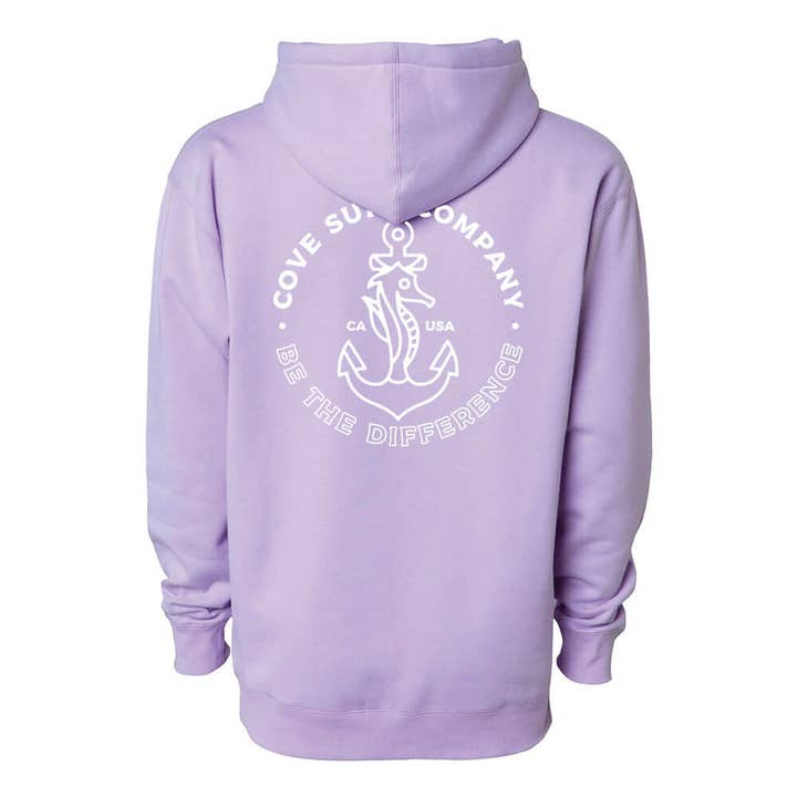 Sweat à capuche Seahorse - Lavender pour la vente par Cove