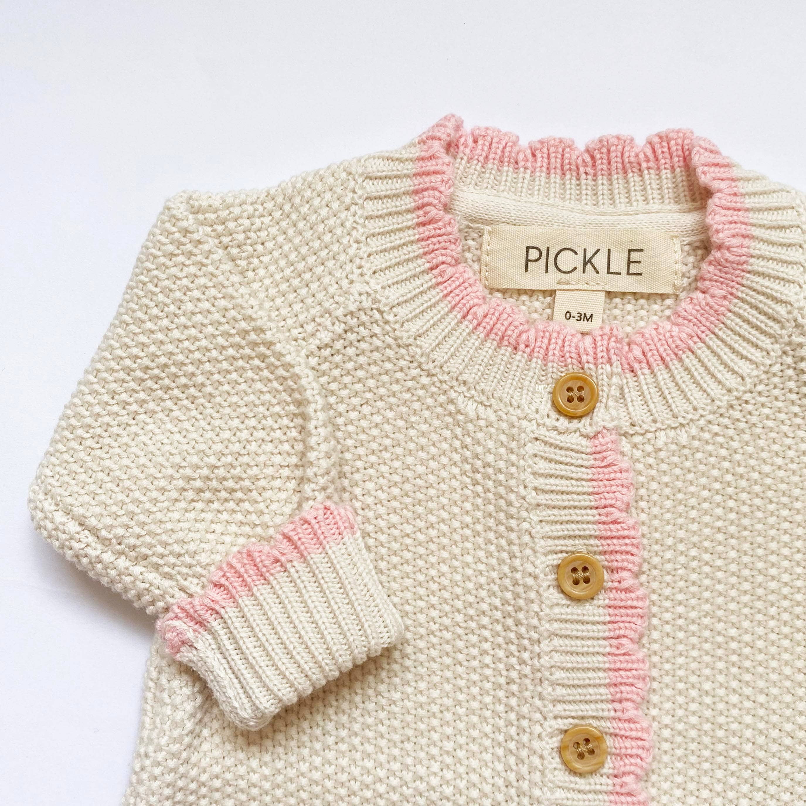 PICKLE - Vente Barboteuse – bébé - Barboteuse Bébé Tricotée en Coton Bio1