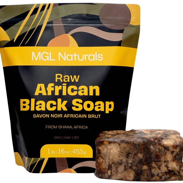 MGL Naturals - Wholesale Bar Soap - Raw African Black Soap