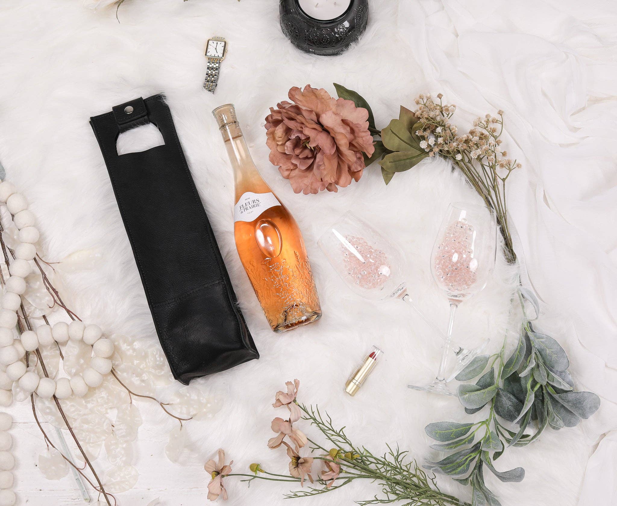 Lifetime Leather Co - Wholesale Wine Tote - Handmade American Full Grain Leather Wine Tote17