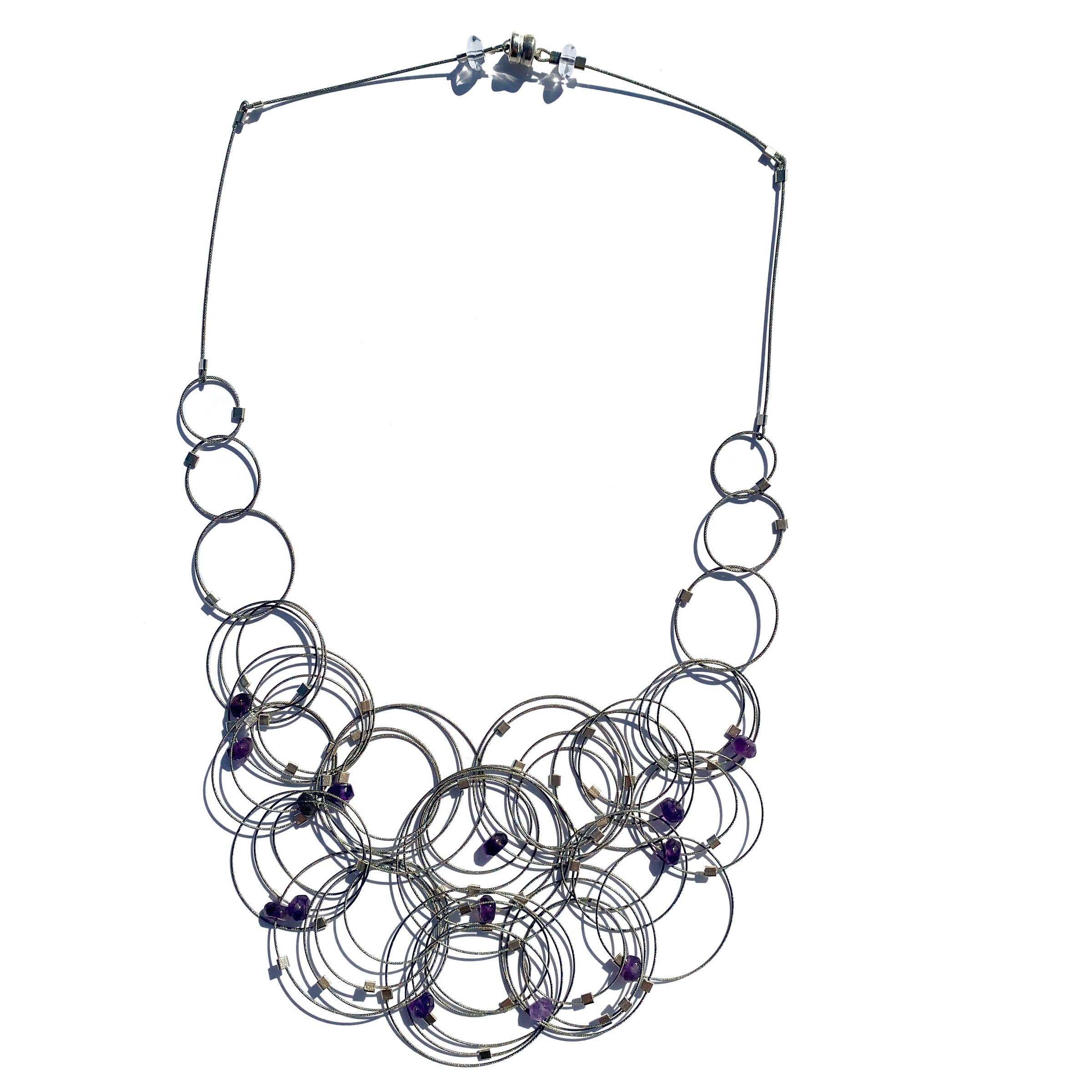 Meghan Patrice Riley – Colar de elos e correntes por atacado – Colar Flow de 18"3