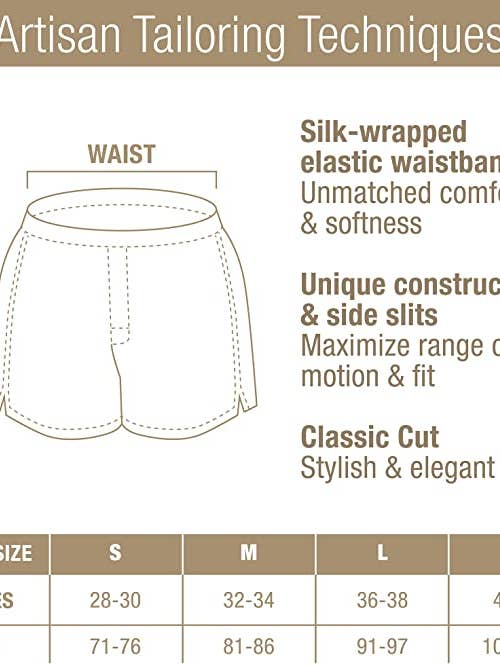 Tara Sartoria - Vendita all'ingrosso Intimo - Uomo - Boxer da uomo in seta artigianali fatti a mano in grigio1