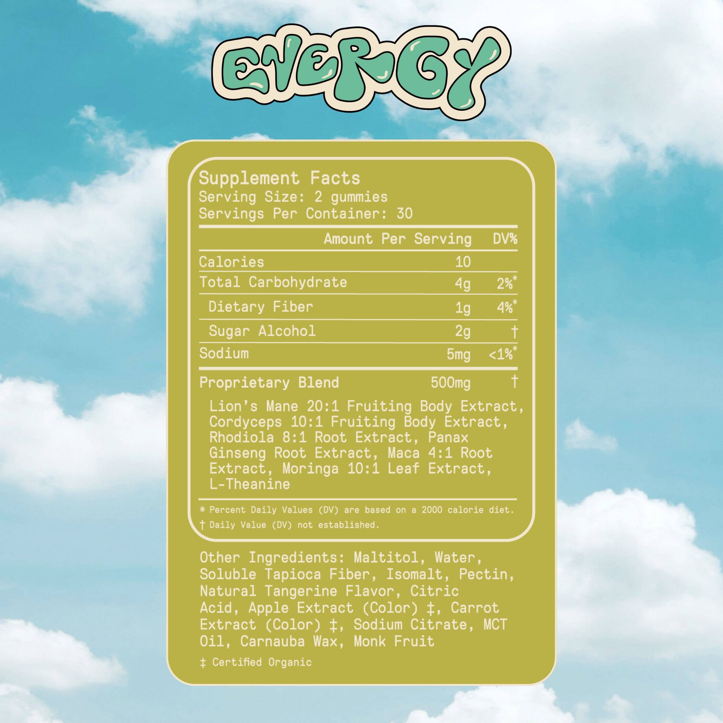 SuperMush - Wholesale Oral Supplement/Vitamin - Daily Energy Gummies6