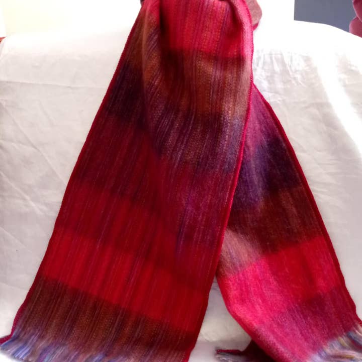 Treasure of ANDES - Wholesale Scarf - Unisex - Artisanal Handwoven Alpaca blend SCARVES, Multicolor Ecuador