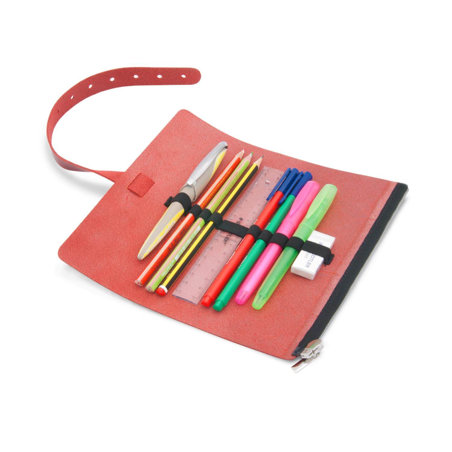 Thielemann Leather Manufacturer – wholesale Pencil case/pouch – THEWO | “Tamea” 3 in 1 wrap pencil case35