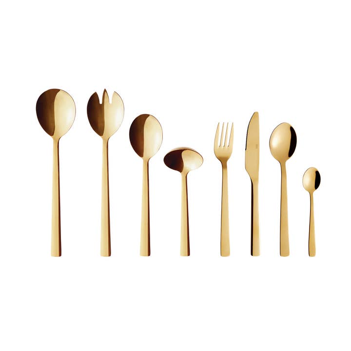 Raw Cutlery Gold Color Coating 20 Pcs Set 4 for wholesale by Aida A/S