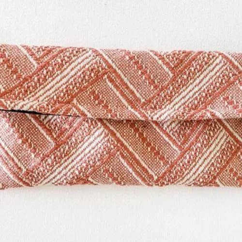 Quilted Chevron Clutch for wholesale by Lee&Lo Handmade Wearables
