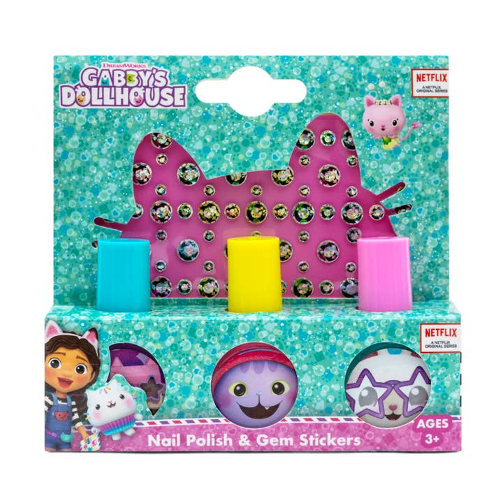 Gabbys Dollshouse Nagellack- und Aufkleber-Set für den Großhandel von Kokomo Studio