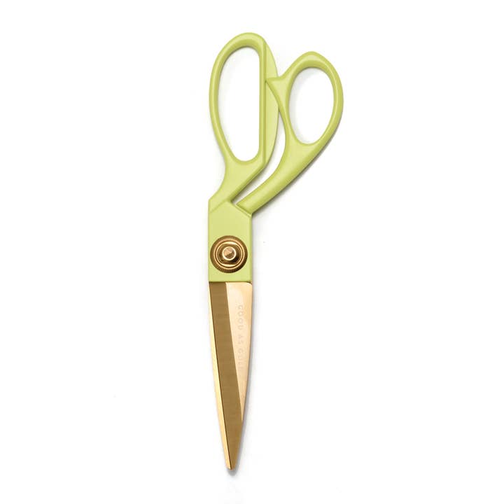 DesignWorks Ink - Wholesale Scissors - Painted Handle Etched Gold Stainless Steel Scissors