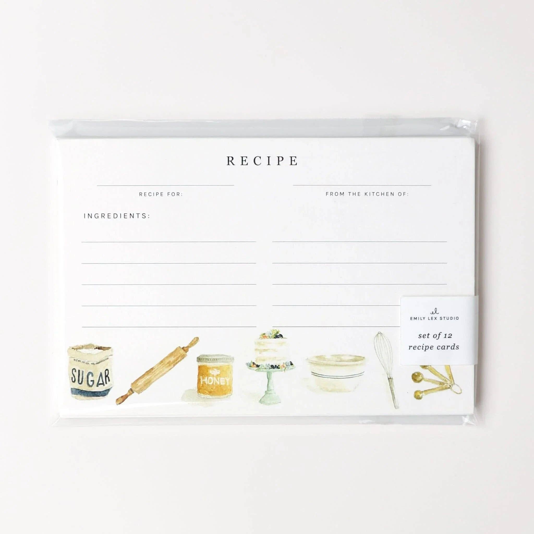 emily lex studio - Wholesale Recipe Card - baking recipe cards3
