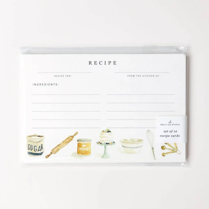 emily lex studio - Wholesale Recipe Card - baking recipe cards3