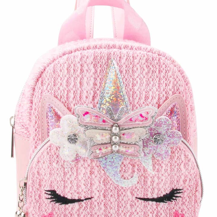 OMG Accessories - Wholesale Backpack - Kids - Miss Gwen Unicorn Tweed Micro Mini Backpack1