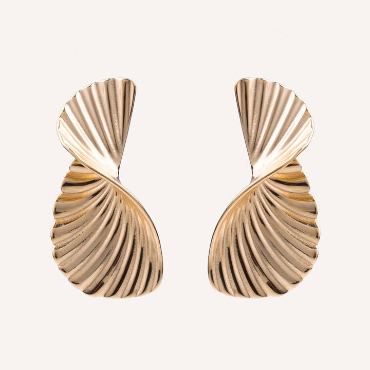 Golden YFB Earrings E612 for wholesale on Faire0