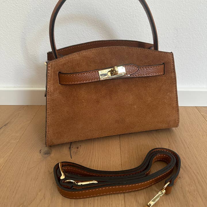 Zhade - Wholesale Top Handle Bag - Women's - AMELIA small- suede6