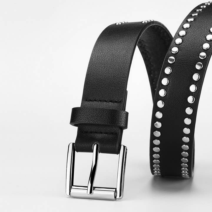 ACCITY - Wholesale Belt - Women's - VERSATILE NEW STYLE PUNK RIVET BELT_CWABE05836