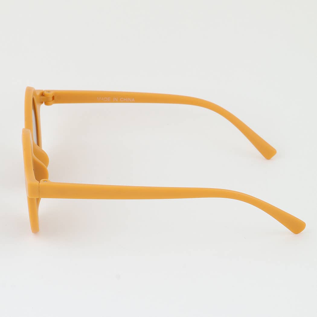 MIX  KIDS Retro Matte Round Sunglasses for wholesale on Faire3