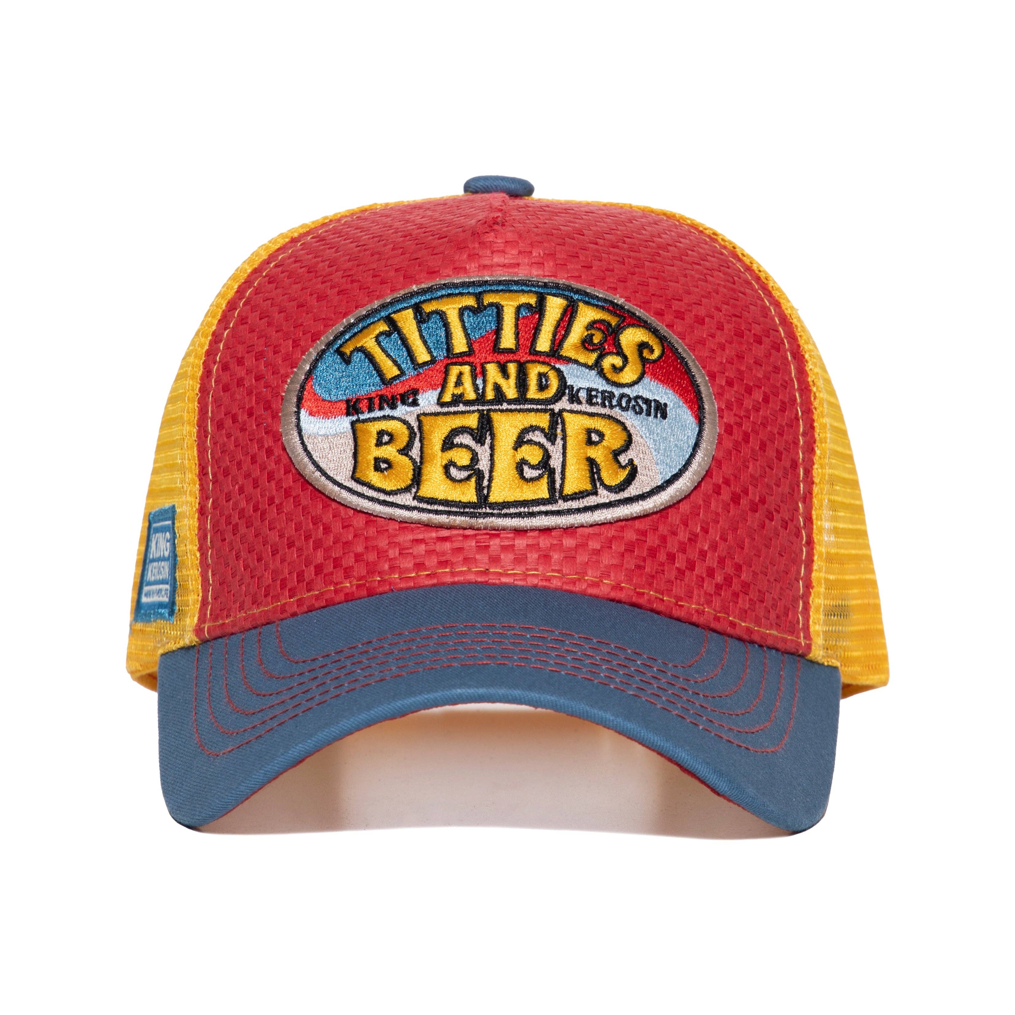 KING KEROSIN - Vente Casquette de camionneur – unisexe - Casquette de camionneur « Titties and Beer » KING KEROSIN8